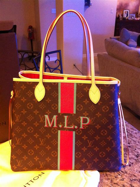 personalizzazione neverfull louis vuitton